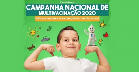Menores de 15 anos participaram da campanha de multivacinação em Rosário Oeste