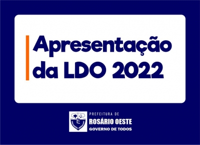 Apresentação da LDO 2022