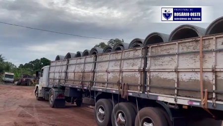 Nova carga de Manilhas chegam ao município de Rosário Oeste