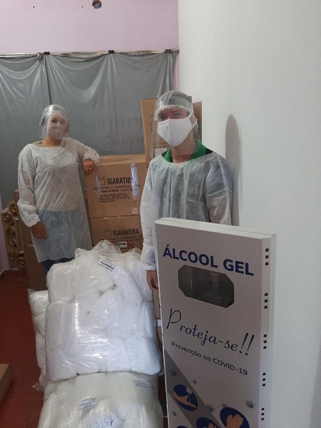 Servidores da Secretaria de Assistência Social de Rosário Oeste receberam equipamentos de proteção