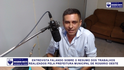 Entrevista do Prefeito Alex Berto na rádio Alvorada FM.