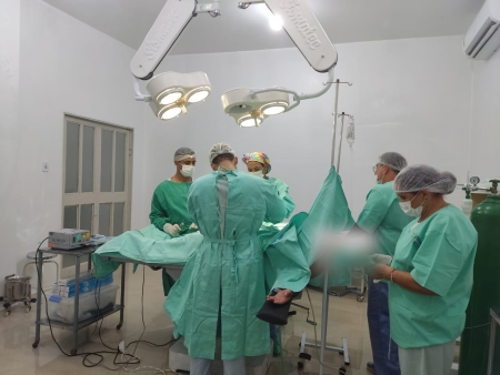 Mutirão de cirurgias no Hospital Municipal Amparo de Rosário Oeste.