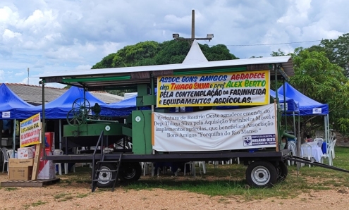 Entrega da primeira Farinheira Móvel para a comunidade da Forquilha de Rio Manso